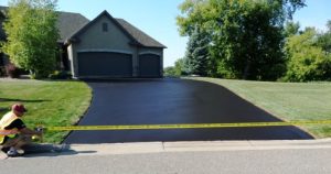 Correct Way to Sealcoat a Driveway - After