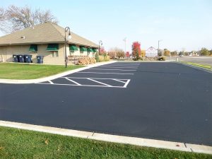 Commercial Parking Lot Sealcoating Contractor MN - Parking Lines Painted