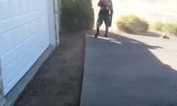 Clean Up Area Prior To Hot Asphalt