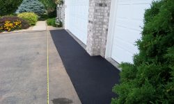 Finished Asphalt Driveway Apron Repair