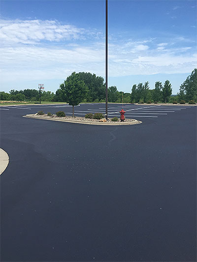 Commercial Parking Lot Sealcoating 